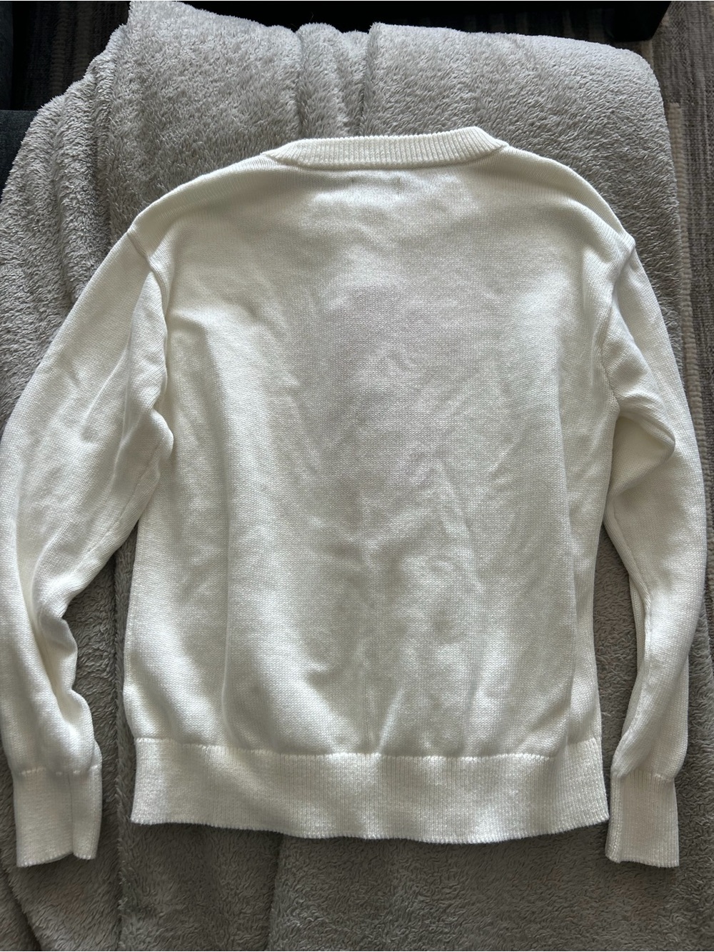 J. Crew Ivory Crewneck Sweater with Red Lobster Motif - Picture 5 of 5